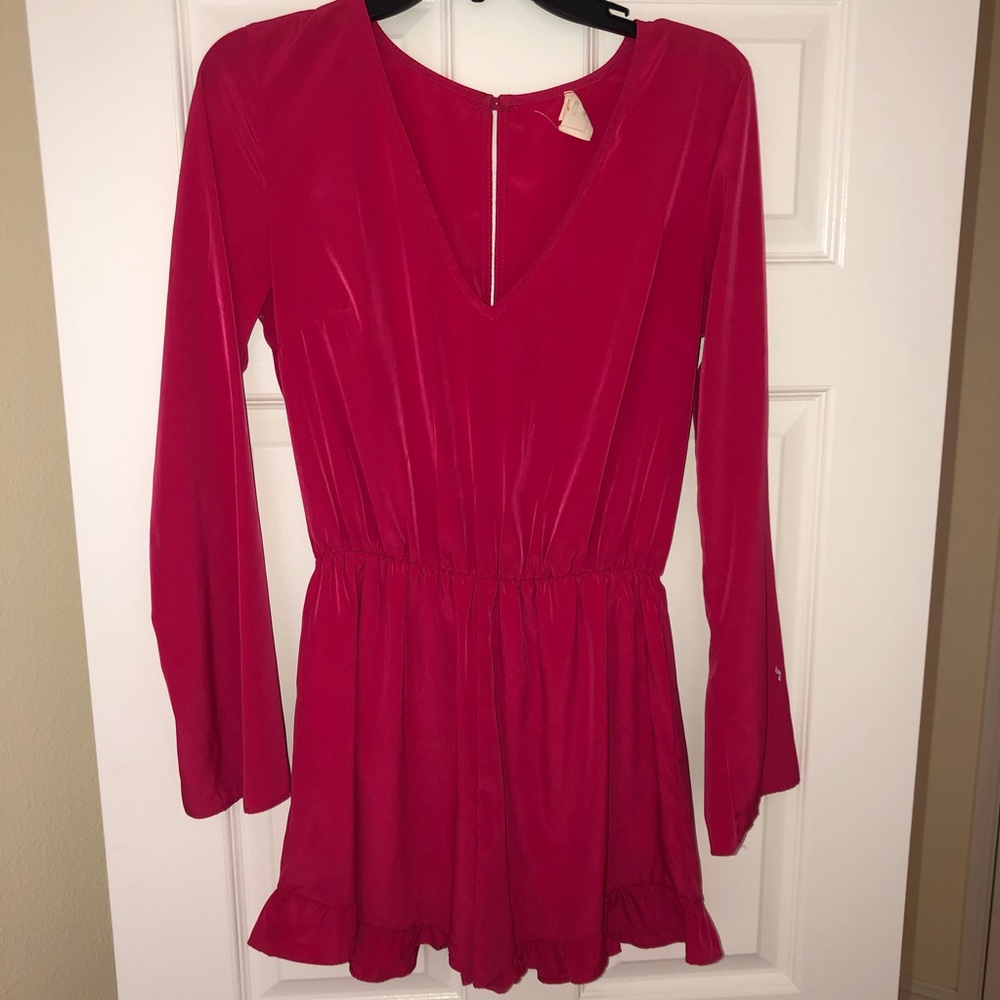 Urban Outfitters Fuchsia colored romper